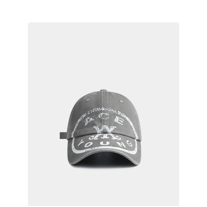 Ace Young Crack Printed Baseball Cap