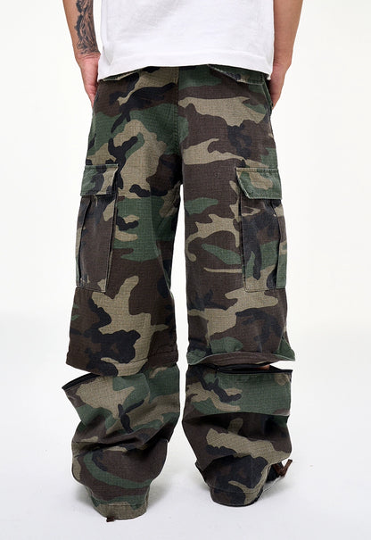 Untold Detachable Camouflage Cargo Pants