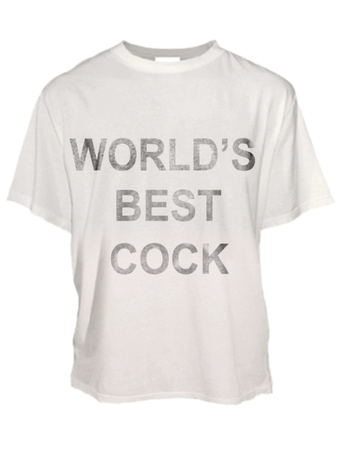 Untold Vintage Distressed Heavy White T-Shirt