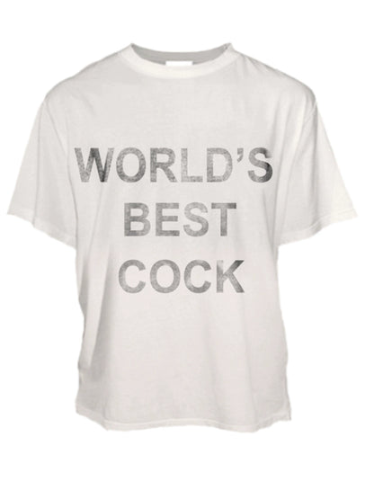 Untold Vintage Distressed Heavy White T-Shirt