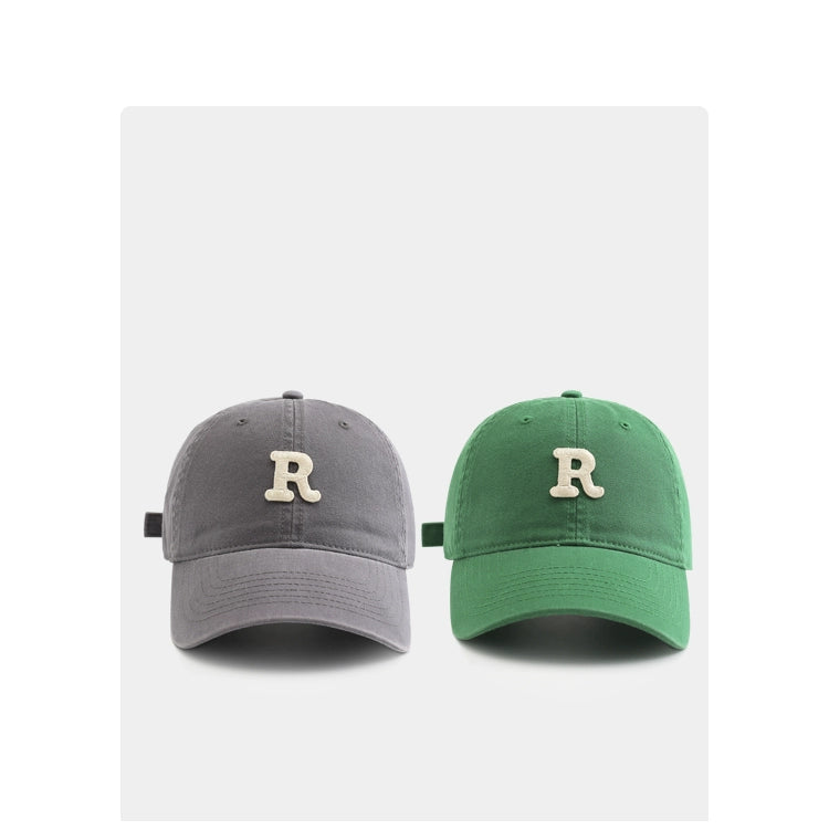 Letter Patched Baseball Cap