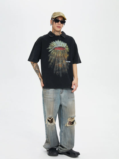 F2Center Heavyweight Polo T-Shirt