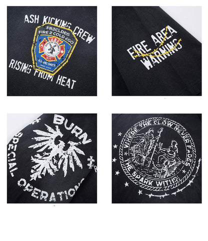 Washed Gradient Distressed Tee