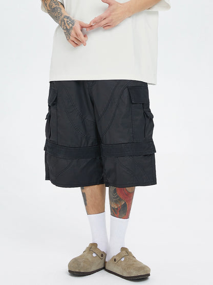 Brushed Wax Coated Short Pants