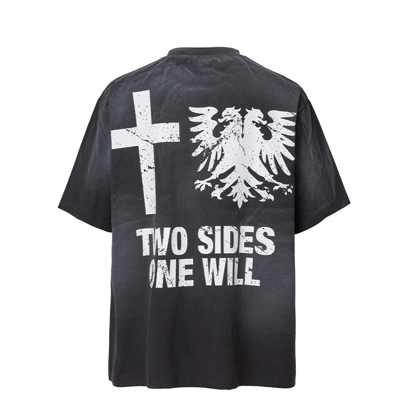 Vintage Washed Gradient T-Shirt