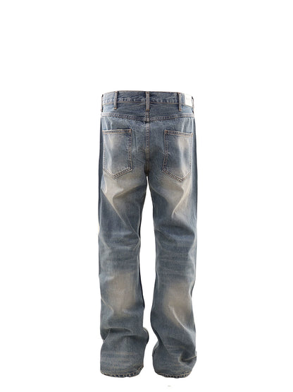 Untold God Bird Embroidered Bootcut Jeans