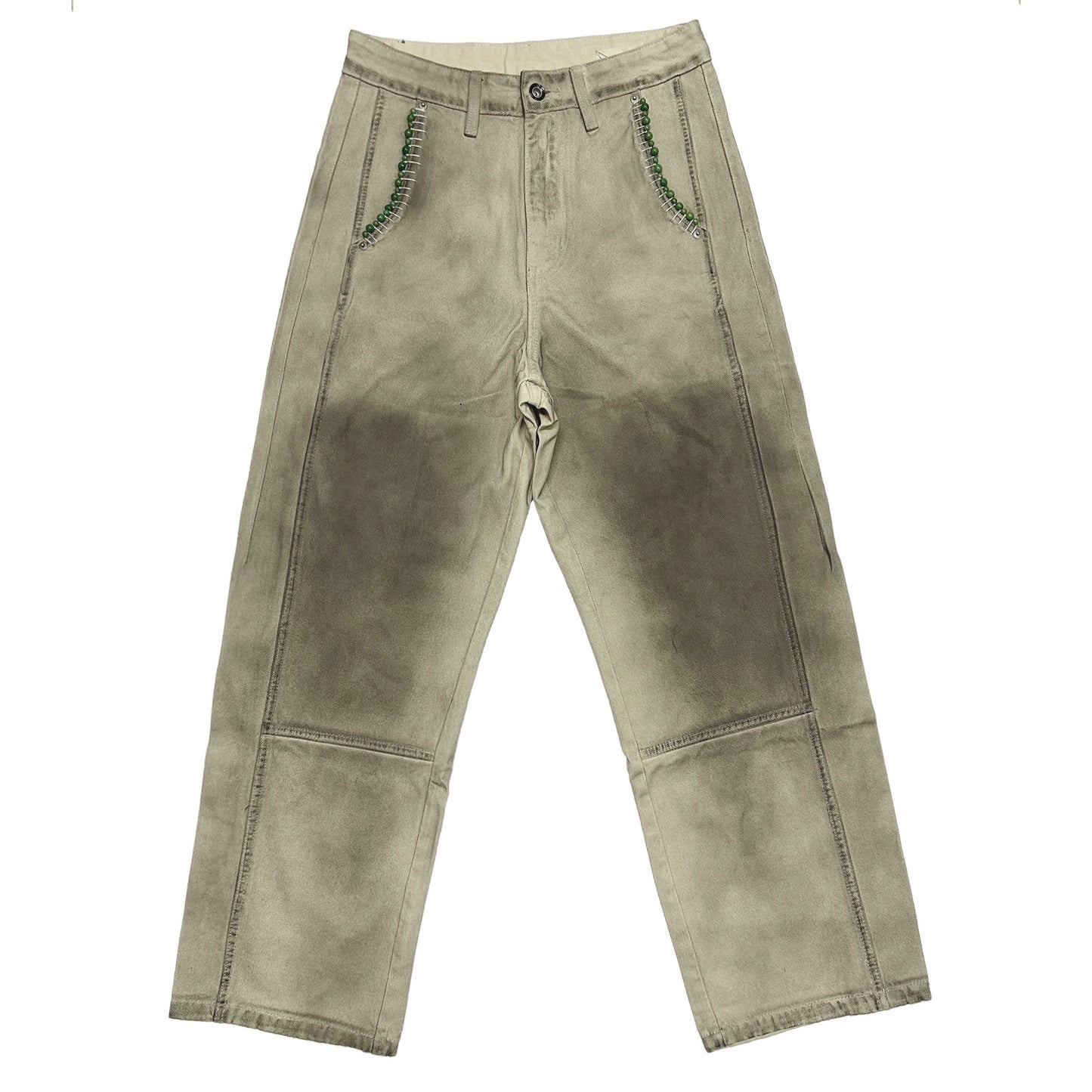 Handmade Distressed Mud Pants