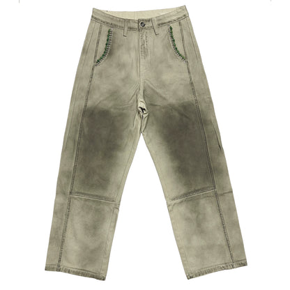 Handmade Distressed Mud Pants