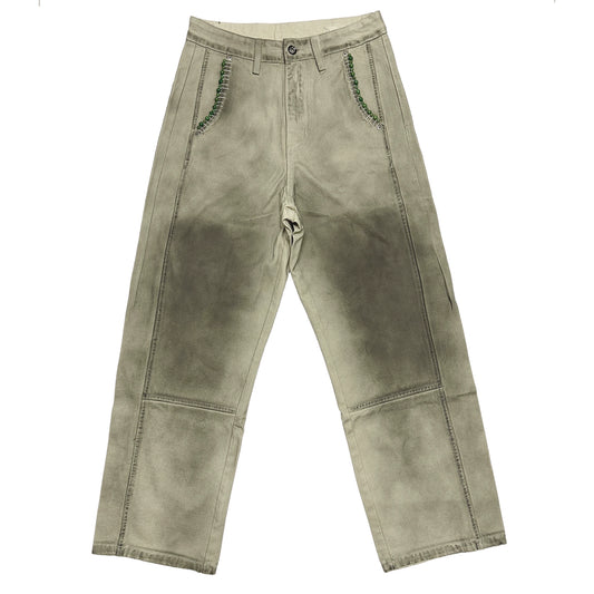 Handmade Distressed Mud Pants