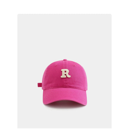 Letter Patched Baseball Cap