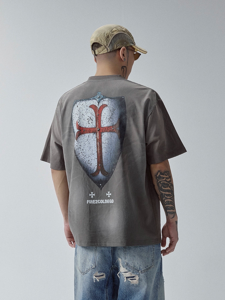 F2Center Gradient Old Shield T-Shirt