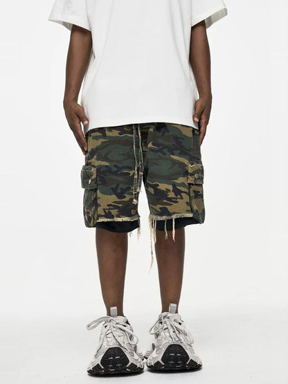 Distressed Vintage Double Cargo Pants