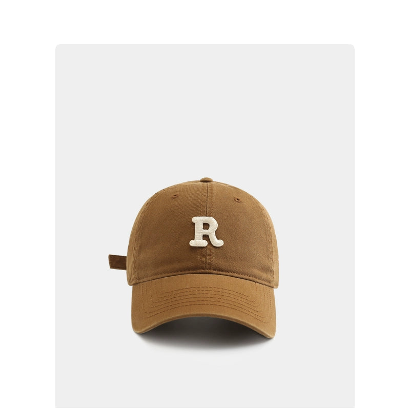 Letter Patched Baseball Cap
