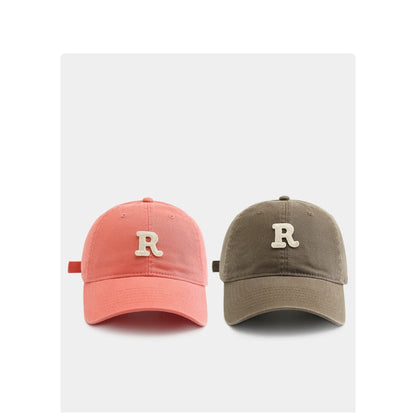 Letter Patched Baseball Cap