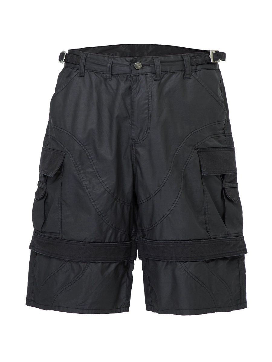 Brushed Wax Coated Short Pants