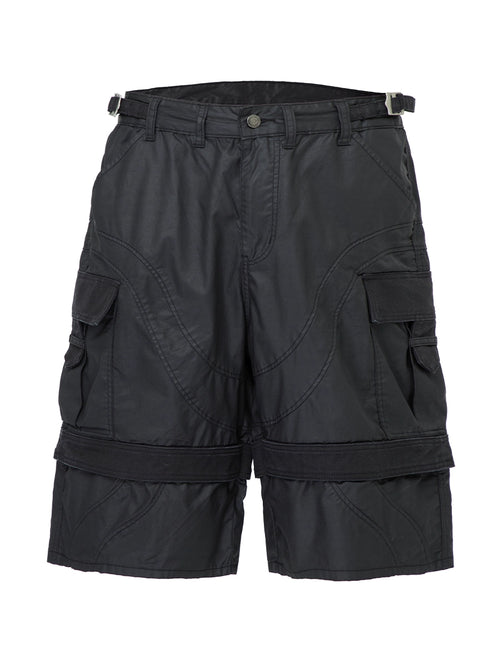 Brushed Wax Coated Short Pants