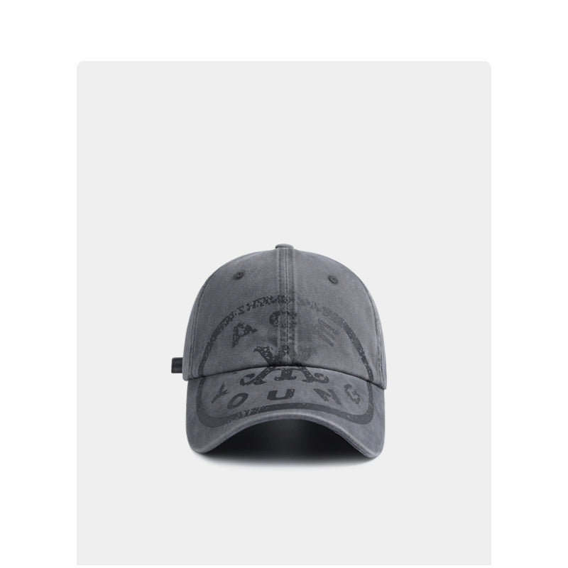 Ace Young Crack Printed Baseball Cap