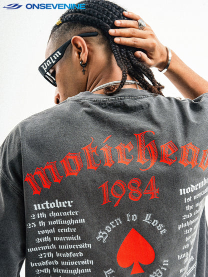 Motörhead 1984 Washed Oversize T-Shirt