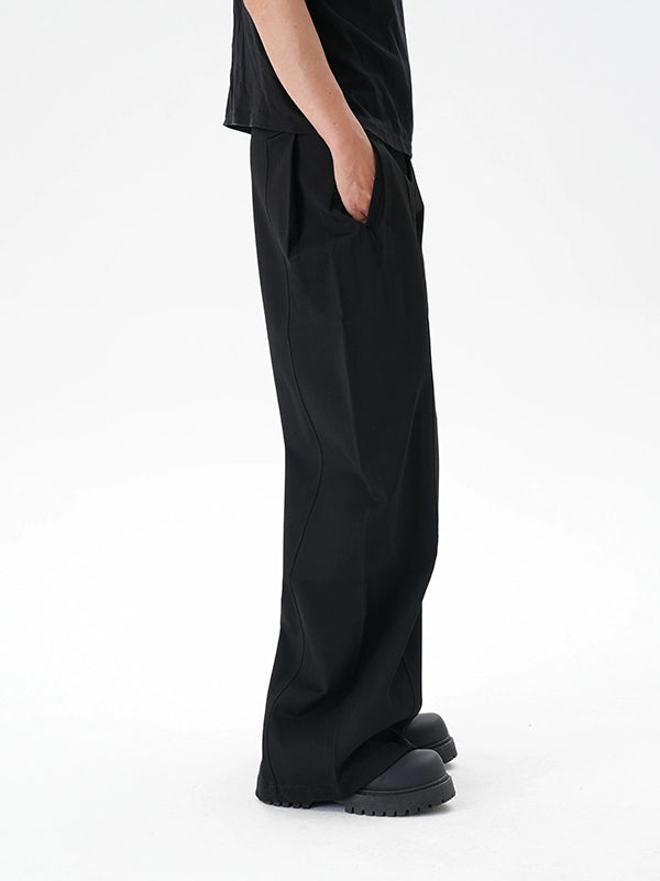 Untold Premium Wide-Leg Scimitar Trousers