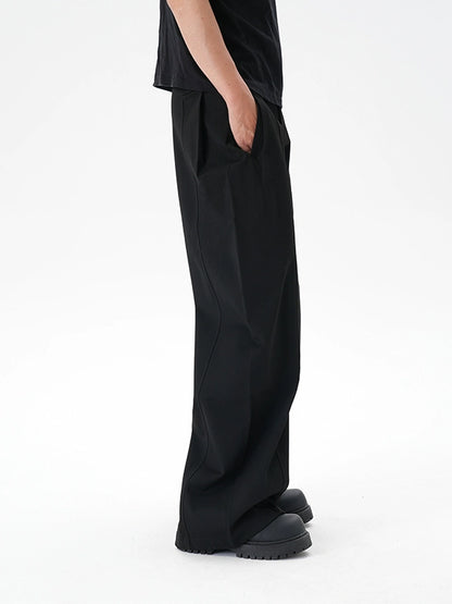 Untold Premium Wide-Leg Scimitar Trousers