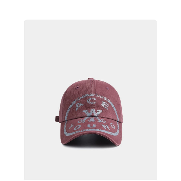 Ace Young Crack Printed Baseball Cap