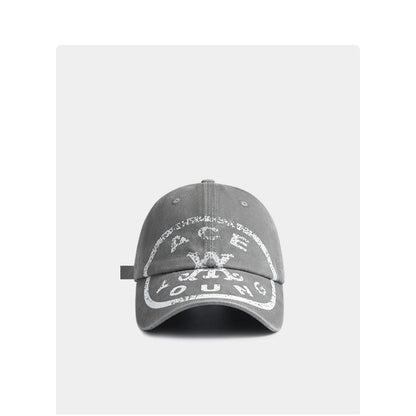 Ace Young Crack Printed Baseball Cap