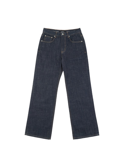 Untold Japanese Loose Straight Denim Jeans