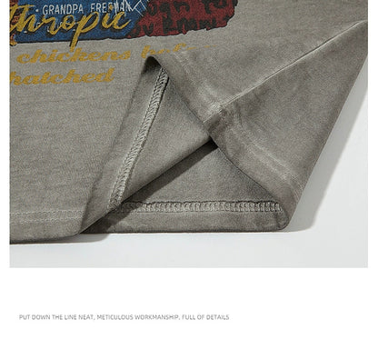 CITYBOY ANIME GRAPHIC PRINTED SLEEVELESS SUMMER TEE