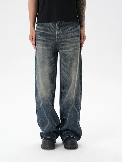 Untold Heavy Washed Baggy Jeans