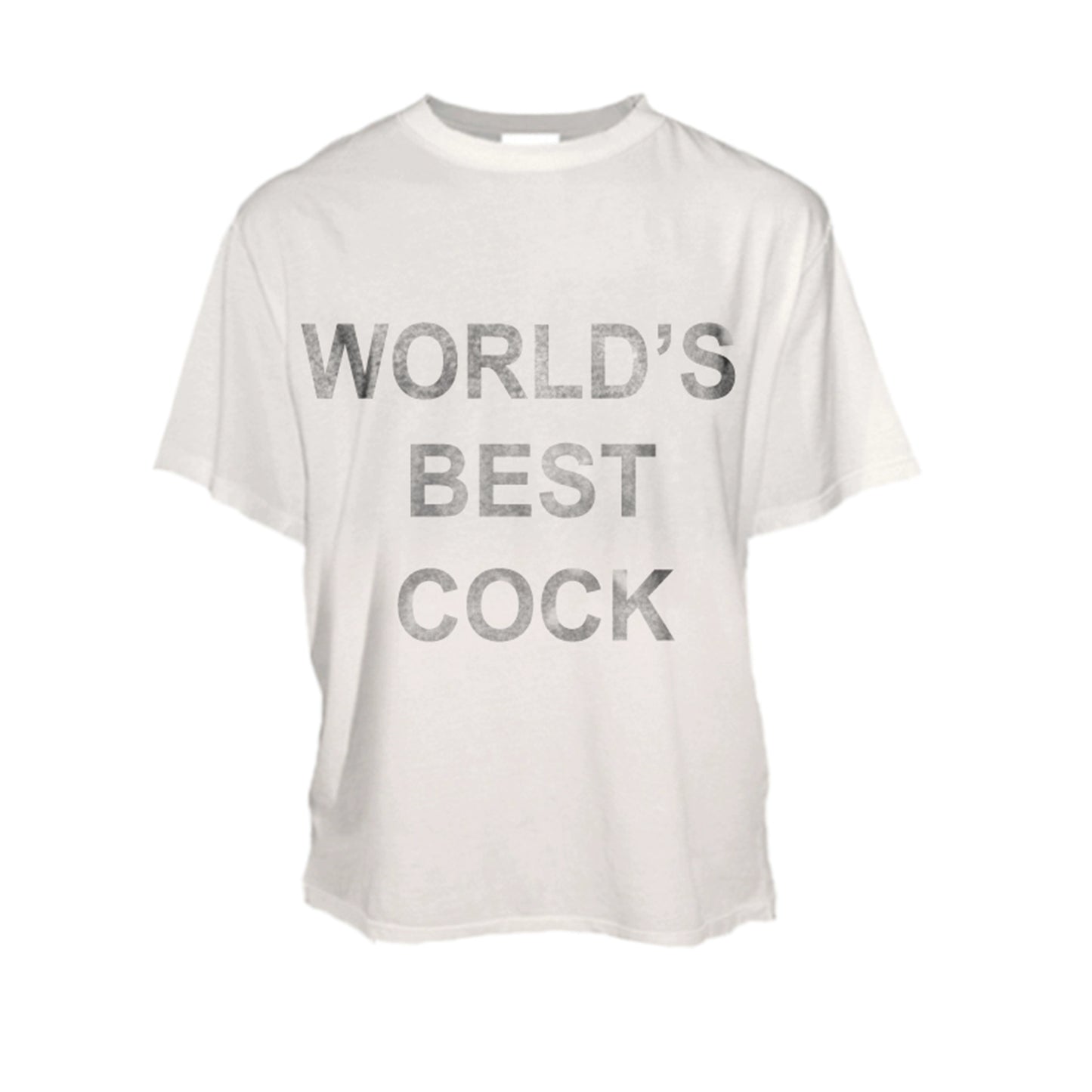 Untold Vintage Distressed Heavy White T-Shirt