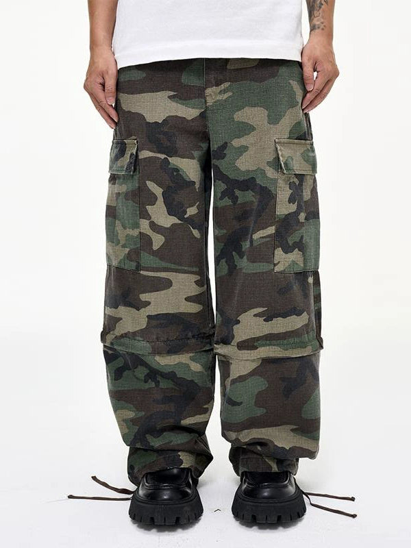 Untold Detachable Camouflage Cargo Pants