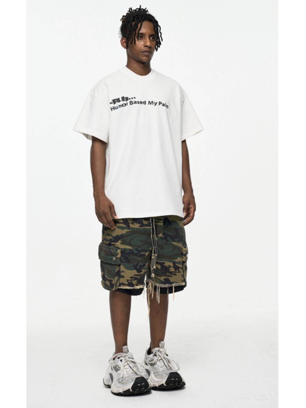 Distressed Vintage Double Cargo Pants