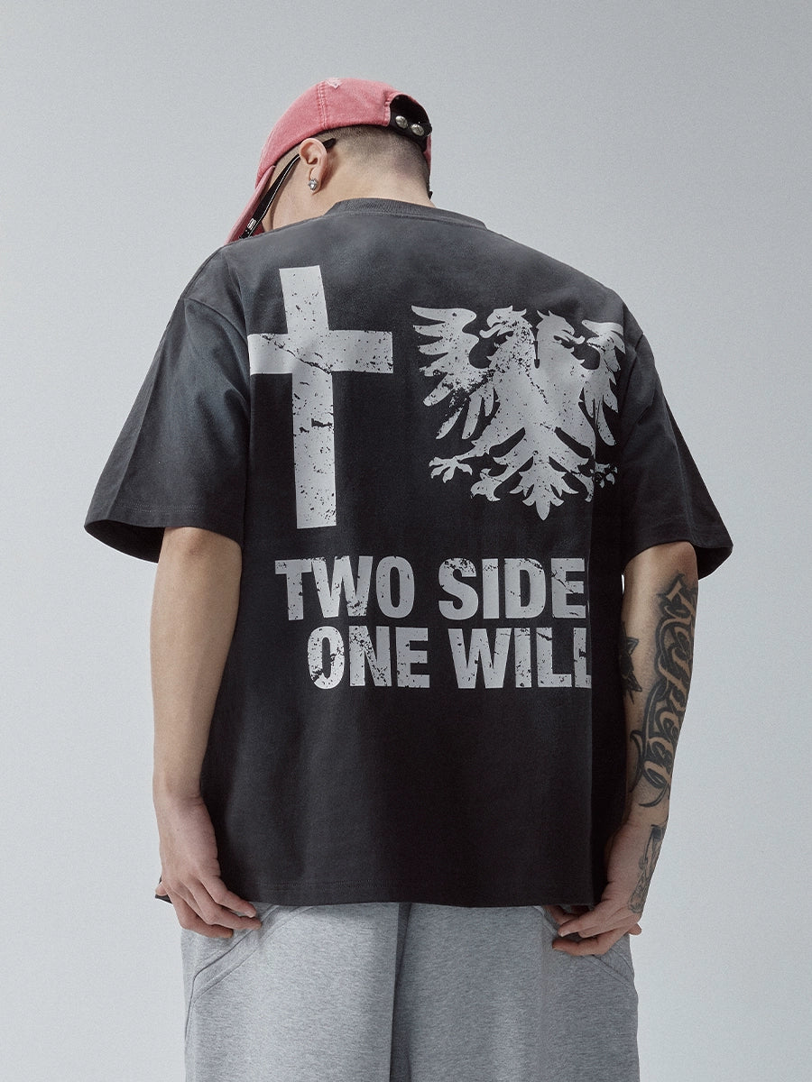 Vintage Washed Gradient T-Shirt