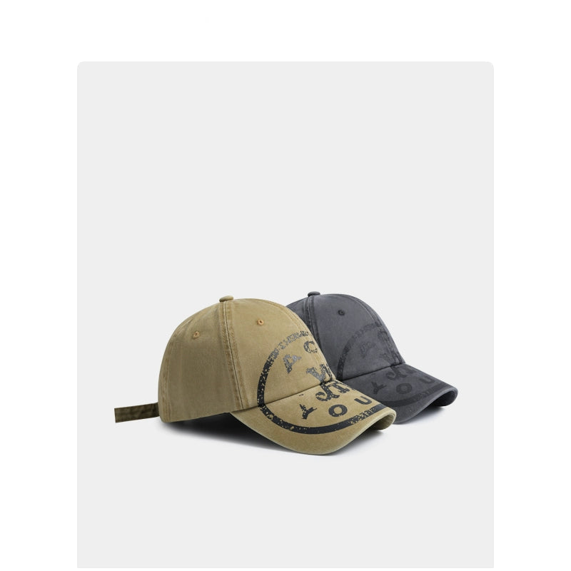 Ace Young Crack Printed Baseball Cap