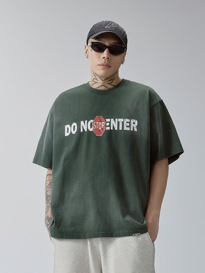 Do Not Enter Washed Tee