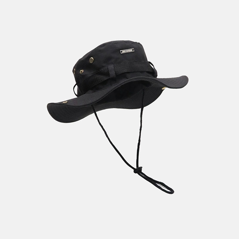DRAWSTRING FISHERMAN SUMMER HAT