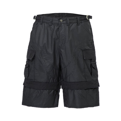 Brushed Wax Coated Short Pants