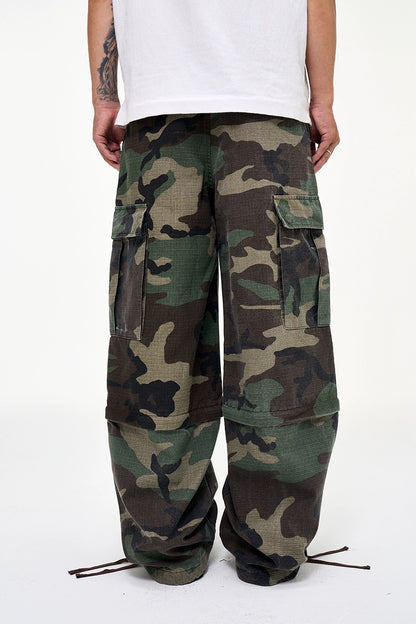 Untold Detachable Camouflage Cargo Pants