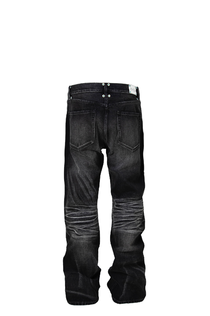 Untold Crepe Rhinestone Straight-Leg Jeans