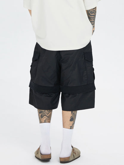 Brushed Wax Coated Short Pants