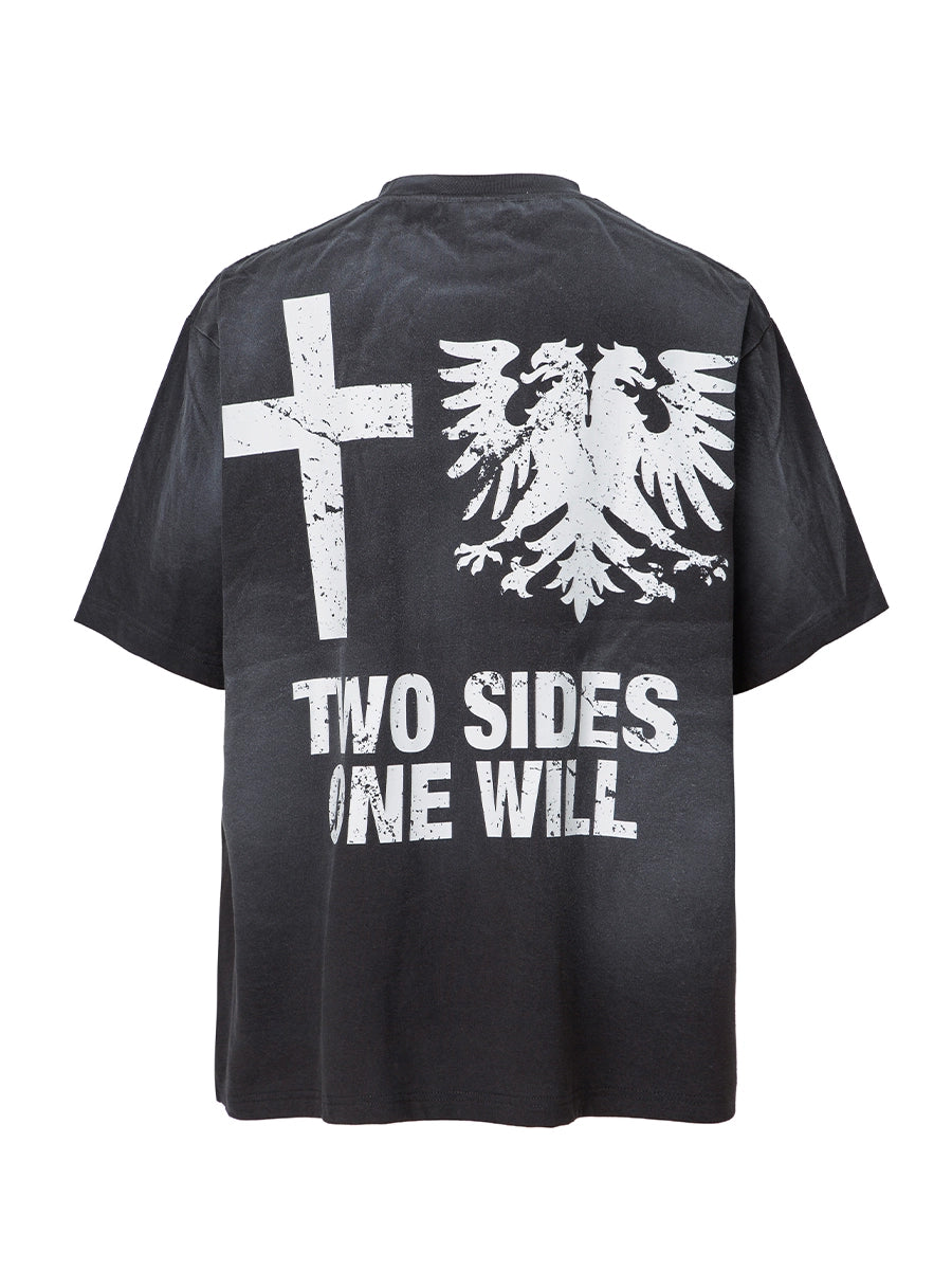 Vintage Washed Gradient T-Shirt