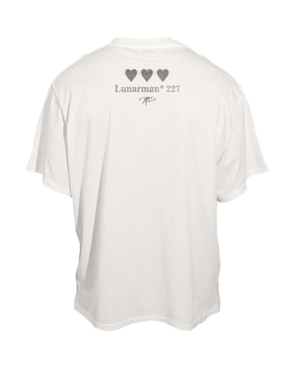 Untold Vintage Distressed Heavy White T-Shirt