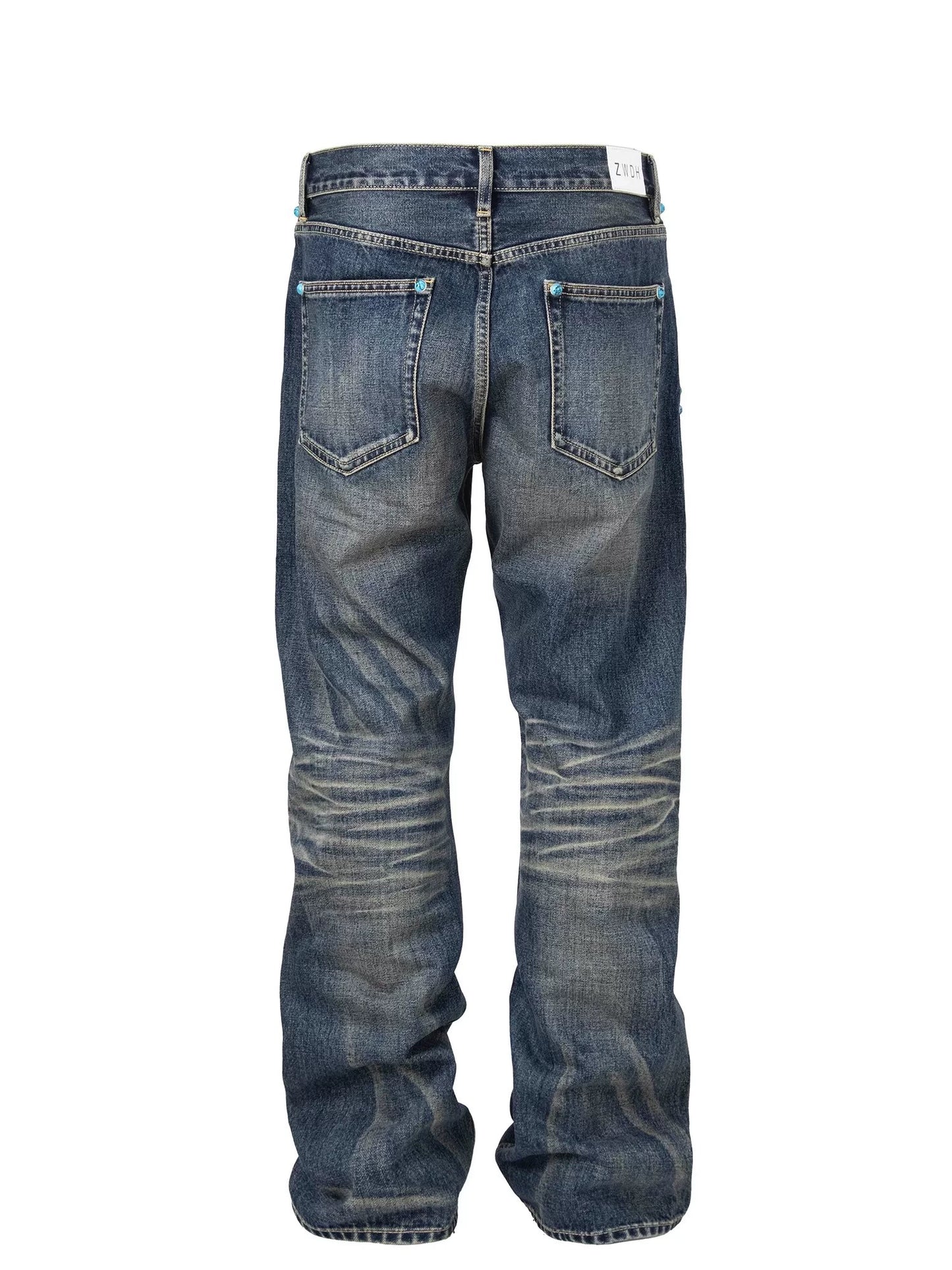 Untold Rhinestone Crepe Straight-Leg Jeans