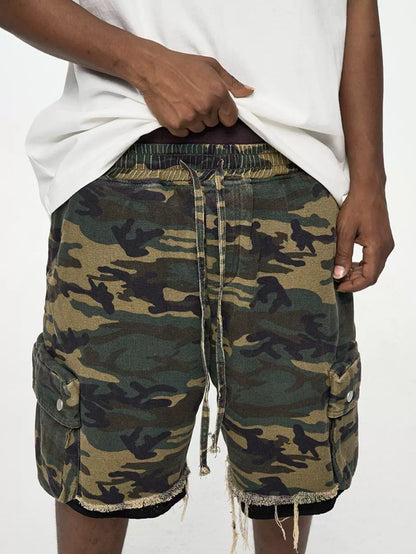 Distressed Vintage Double Cargo Pants