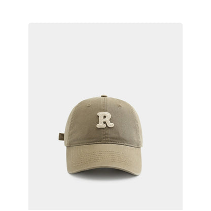 Letter Patched Baseball Cap