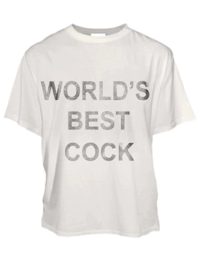 Untold Vintage Distressed Heavy White T-Shirt