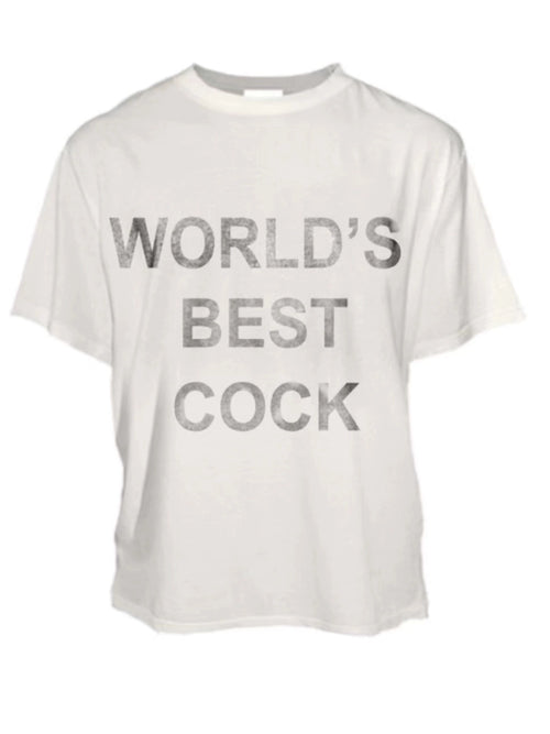 Untold Vintage Distressed Heavy White T-Shirt