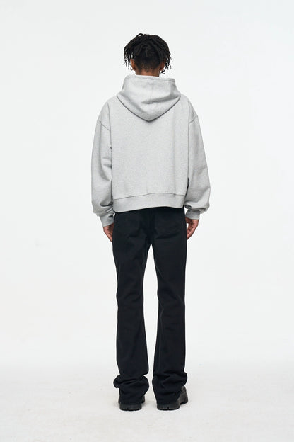 Untold Pure Black Micro Flare Jeans