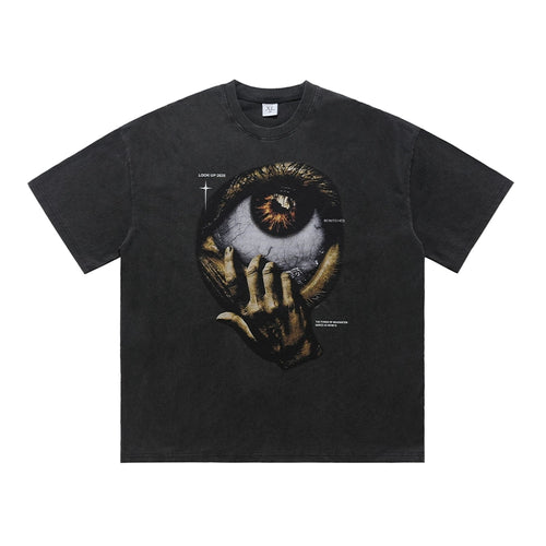 Eye of the God DTG Printed Oversize T-Shirt