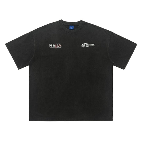 Restart All Printed Oversize T-Shirt